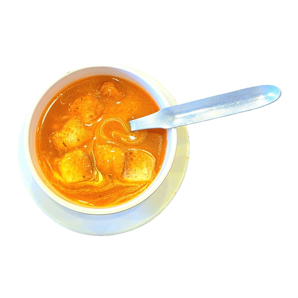 Delicious and healthy tomato soup